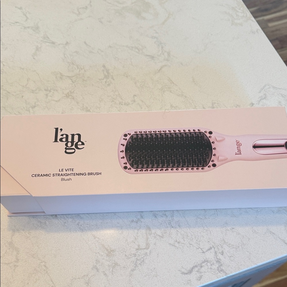 Lange Blush Ceramic Straightening Brush